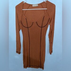 Women’s Size Small Long Sleeve Knit Bodycon Dress